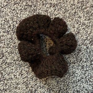 Elegant Brown Hair Scrunchie